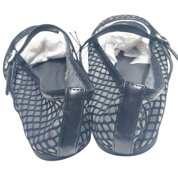 Torrid Black Fishnet and Mesh Flats - Wide - Picture 4 of 7